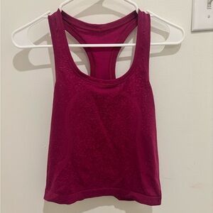 lululemon athletica Burgundy Tank Top